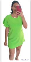 Vestido Curto Mangas Bufantes
