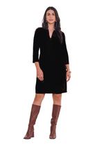 Vestido Curto Matuta Essencial Alfaiataria Preto