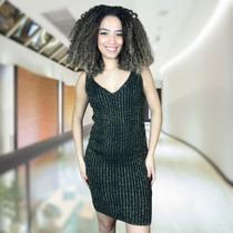 Vestido Curto Moda Gringa Lurex Premium Confortável Alças Tendência Festa Fashion Luxo Vestido Curto Moda Gringa Lurex Premium Confortável Alças Tendência Festa Fashion Luxo