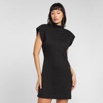 Vestido Curto Morena Rosa Gola Alta Feminino