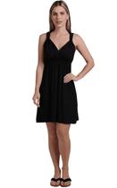 Vestido Curto Para Gestante E Amamentação Com Busto Ajustável - Preto