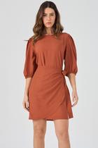 Vestido Curto PKS Pareô Terracota Vestido Curto PKS Pareô Terracota