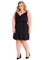 Vestido Curto Plus Size Alcinha