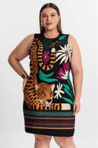 Vestido Curto Plus Size Secret Glam - Estilo e Conforto Vestido Curto Plus Size Secret Glam - Estilo e Conforto