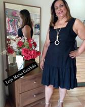 Vestido curto plusize