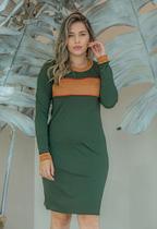 Vestido curto preto manga longa