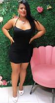 Vestido curto preto - Yasmin modas