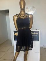 Vestido Curto Renda Preto Gatabakana Veste 36 Vestido Curto Renda Preto Gatabakana Veste 36