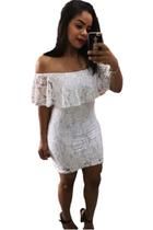 Vestido Curto Rendado Casamento Civil Pré Wedding