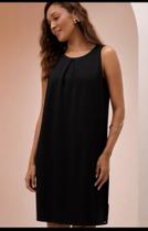 Vestido Curto Sem Mangas Em Malha Responsável Lunender C5009