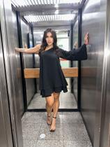 Vestido curto só um manda cor preto