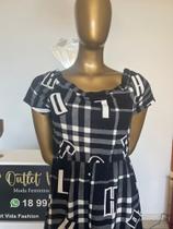 Vestido Curto Soltinho Estampado Veste 38/40 Vestido Curto Soltinho Estampado Veste 38/40