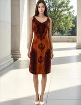 Vestido Curto Stone Tradicional Bordado, Alça Cod. If/11-20