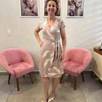 Vestido Curto Transpassado Malha Fria Miravest - MGR Boutique Vestido Curto Transpassado Malha Fria Miravest - MGR Boutique