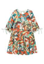 Vestido Curto Tropical Estampado Infanti