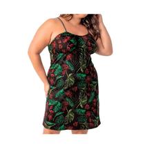 Vestido Curto Verão Alça Estampado Truelove Demillus 095036