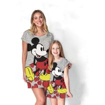 Vestido da Mickey Mãe e Filha Estampado