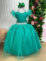 Vestido Dama de Honra Verde Marie Longo Amanda - Confeccionado em Poliéster
