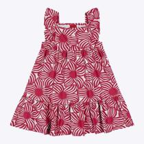 Vestido de Alça Florido Infantil Menina Kyly 1000667