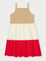 Vestido de Alça Infantil 3 Marias Bege Abrange