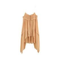 Vestido De Alças Irregulares Feminino De Verão, Estilo Francês, Doce E Elegante