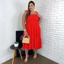 Vestido De Alcinha Fresquinho Leve Para Gestante