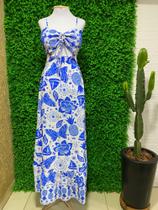 Vestido de alcinha longo