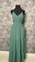 Vestido de alcinha longo