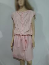 Vestido de algodão pique abotoado (Tam: G)