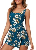 Vestido de banho Aleumdr One Piece para mulheres com controle de barriga Vestido de banho Aleumdr One Piece para mulheres com controle de barriga