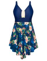 Vestido de banho Hanna Nikole feminino plus size amarelo 7X Vestido de banho Hanna Nikole feminino plus size amarelo 7X