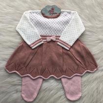 Vestido De Bebê Maria Alice Para Recém Nascido Vestido De Bebê Maria Alice Para Recém Nascido