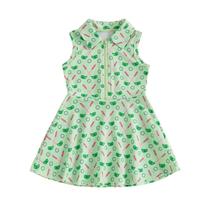 Vestido de bebê para menina Aifawile Polo Tank Golf Cart 18-24M Vestido de bebê para menina Aifawile Polo Tank Golf Cart 18-24M