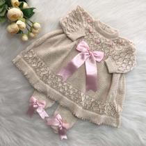 Vestido De Bebê Perolado