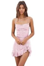 Vestido de boas-vindas EEMEII, lantejoulas, sereia, babados, rosa, tamanho 10 Vestido de boas-vindas EEMEII, lantejoulas, sereia, babados, rosa, tamanho 10