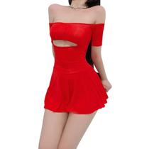 Vestido de camisola de lingerie SINROYEE Sexy Silk Cheongsam Red Vestido de camisola de lingerie SINROYEE Sexy Silk Cheongsam Red