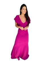 Vestido de Casamento de cor fucia