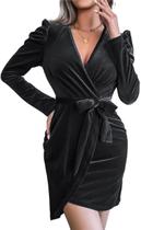 Vestido de cocktail, elegante saia longa com babados para mulheres