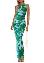 Vestido de convidado de casamento PRETTYGARDEN 2025 Summer Resort Green