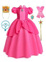 Vestido de cosplay para meninas da Nisswya Princess Dress 7-8Y Vestido de cosplay para meninas da Nisswya Princess Dress 7-8Y