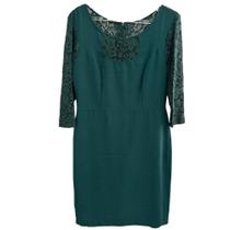 Vestido de Crepe Manga Longa Rendado da Zarak - Tam 42 Vestido de Crepe Manga Longa Rendado da Zarak - Tam 42