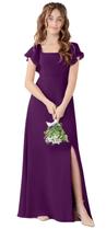 Vestido de Dama de Honra Jirocum JR001 - Modelo Grape A Line - Tamanho US10