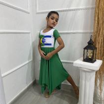 Vestido de Dança Coreografia Infantil Brasil/Israel