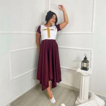 Vestido de Dança Coreografia Plus Size Cruz Moda Evangélica