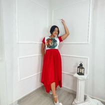 Vestido de Dança Coreografia Plus Size Leão Moda Evangélica