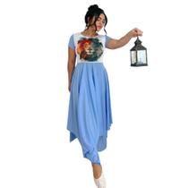 Vestido de Dança Coreografia Plus Size Leão Moda Evangélica