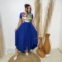 Vestido de Dança Plus Size Blusa Nações Moda Evangélica Feminina Vestido de Dança Plus Size Blusa Nações Moda Evangélica Feminina