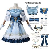 Vestido de Dançarina Nilou - Fantasia de Cosplay de Carnaval para Mulher