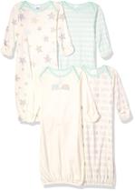 Vestido de dormir Gerber, pacote com 4 unidades para bebês, meninos e meninas