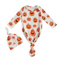 Vestido de dormir para bebês Ayalinggo Newborn com chapéu Halloween 0-3M